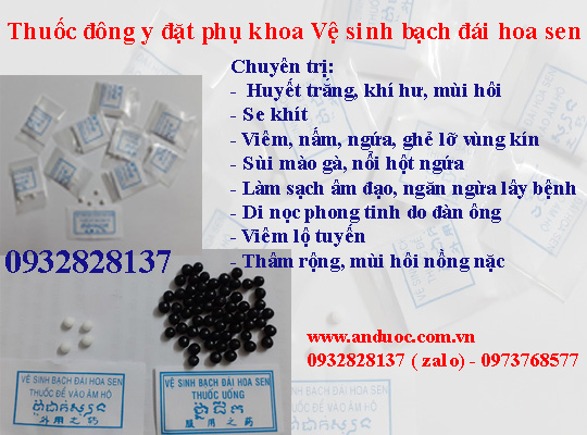 Thuốc đông y đặt phụ khoa chính hãng hiệu quả