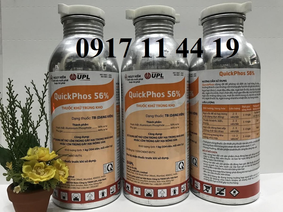 Thuốc diệt mọt Quickphos 56% bán tại An Giang