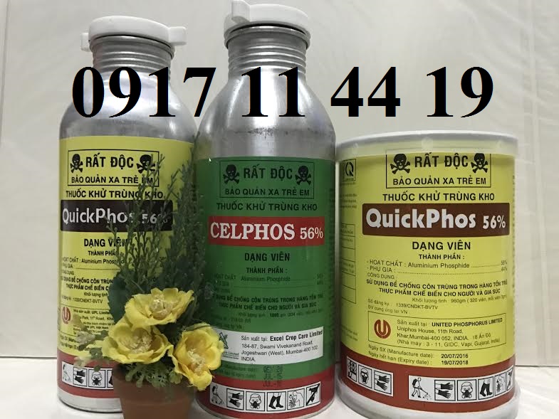 THUỐC DIỆT MỌT QUICKPHOS/THUỐC KHỬ TRÙNG PHOSPHINE