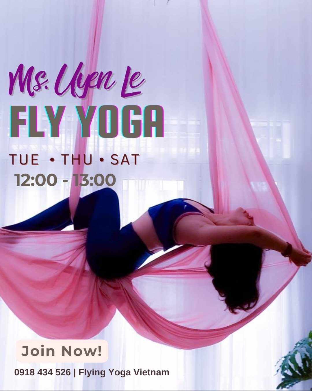 Aerial Yoga đẹp nhất Gò Vấp